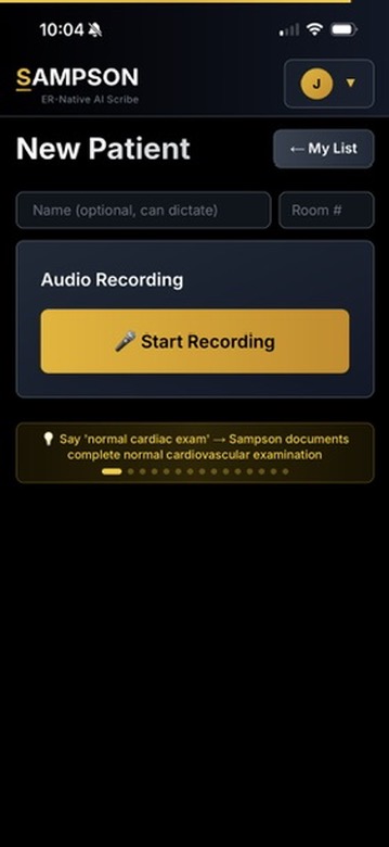 One-tap recording